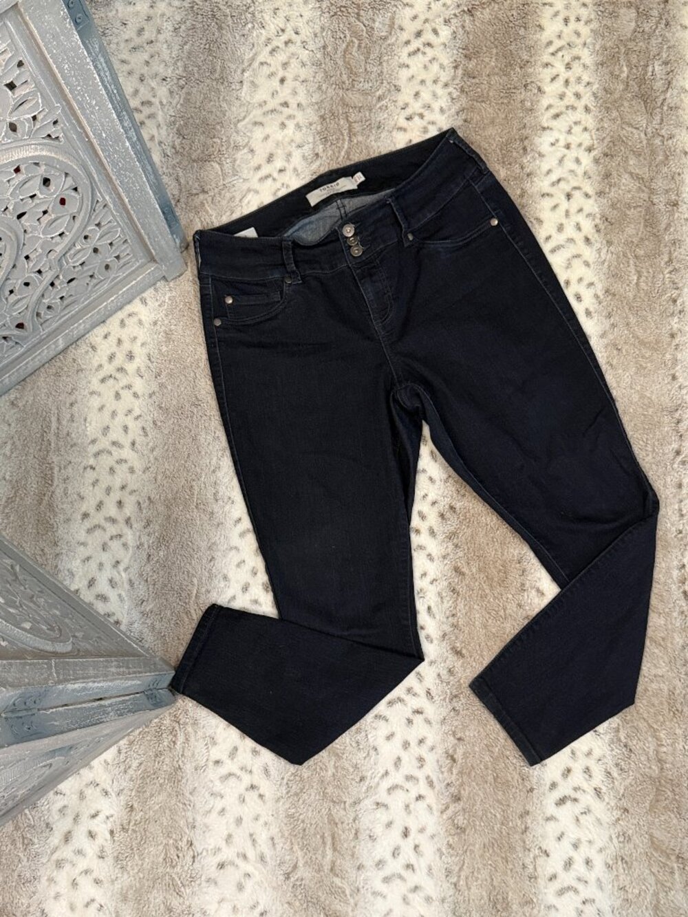 Torrid Denim First At Fit Jegging size 14 dark wash jeans classic gorpcore
